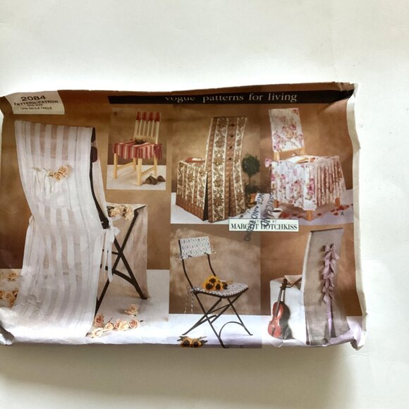 4 Home Decor Sewing Patterns Bedding Cushion Covers Wedding Chairs Etc. - Picture 8 of 9